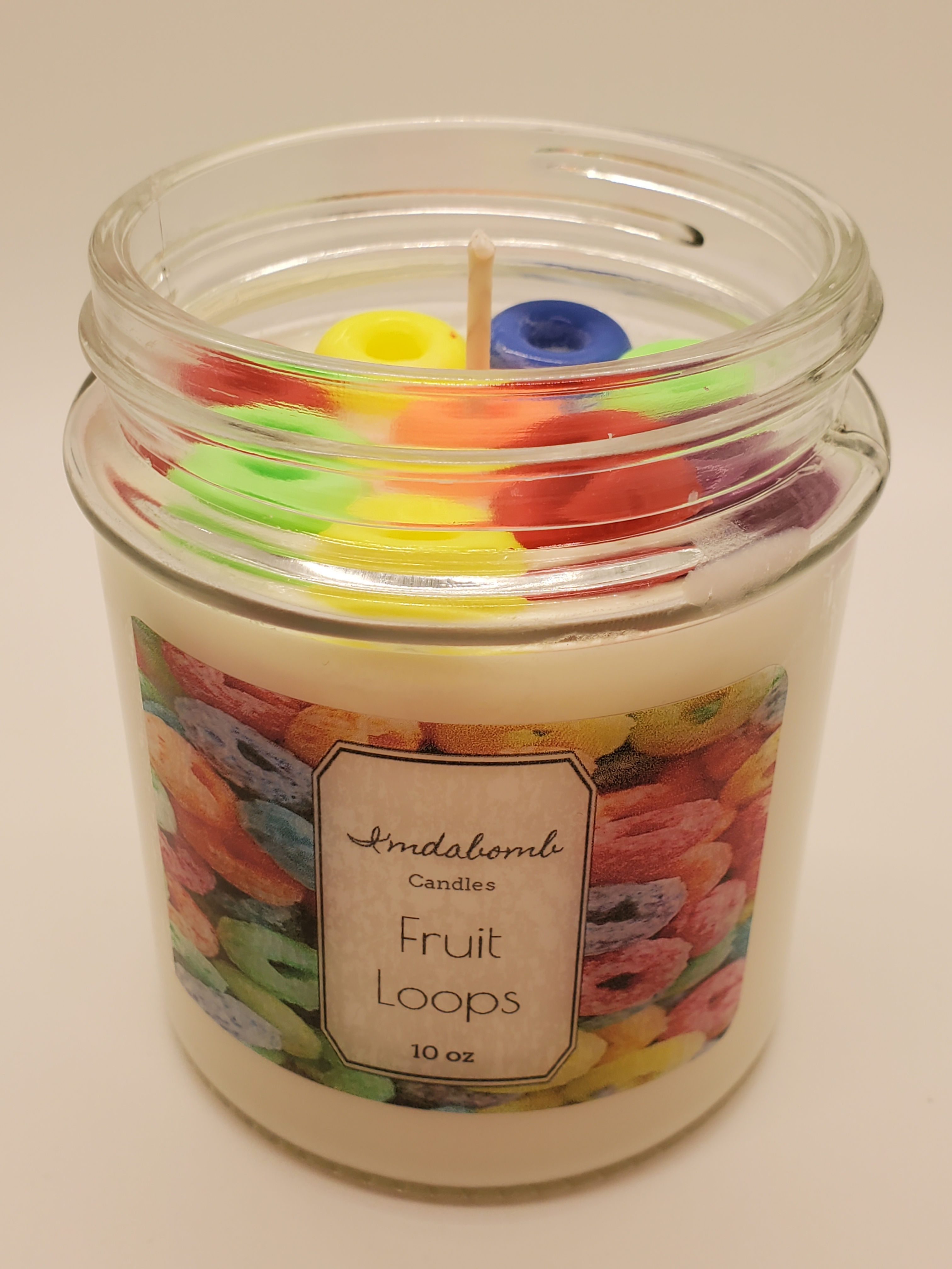 Fruit Loops 10 oz Soy Candle 