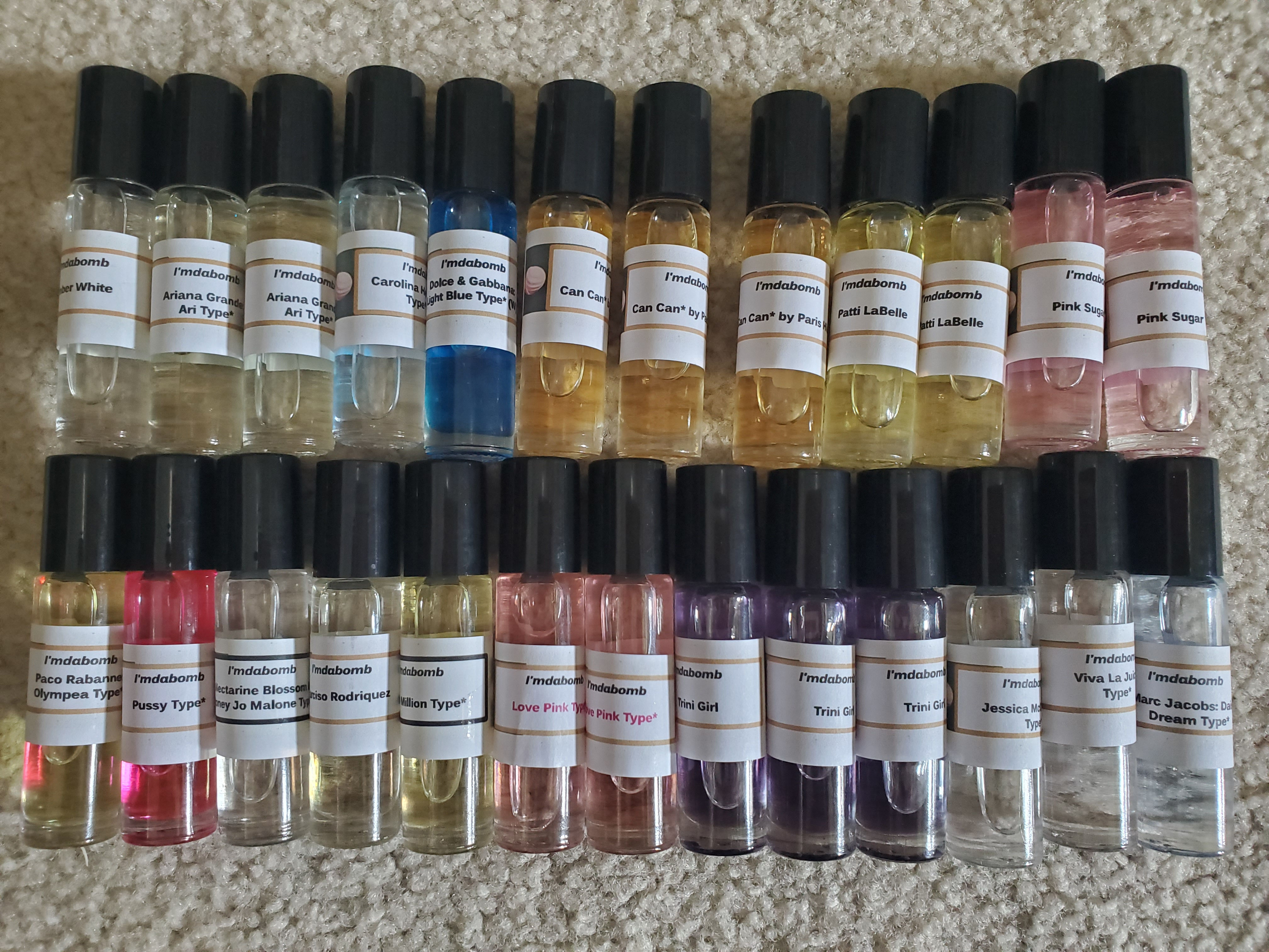 Women's Fragrance Oils List 2