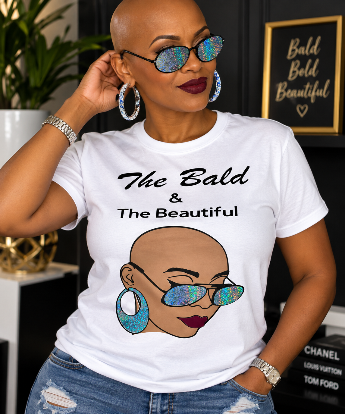 The Bald & The Beautiful T-shirt