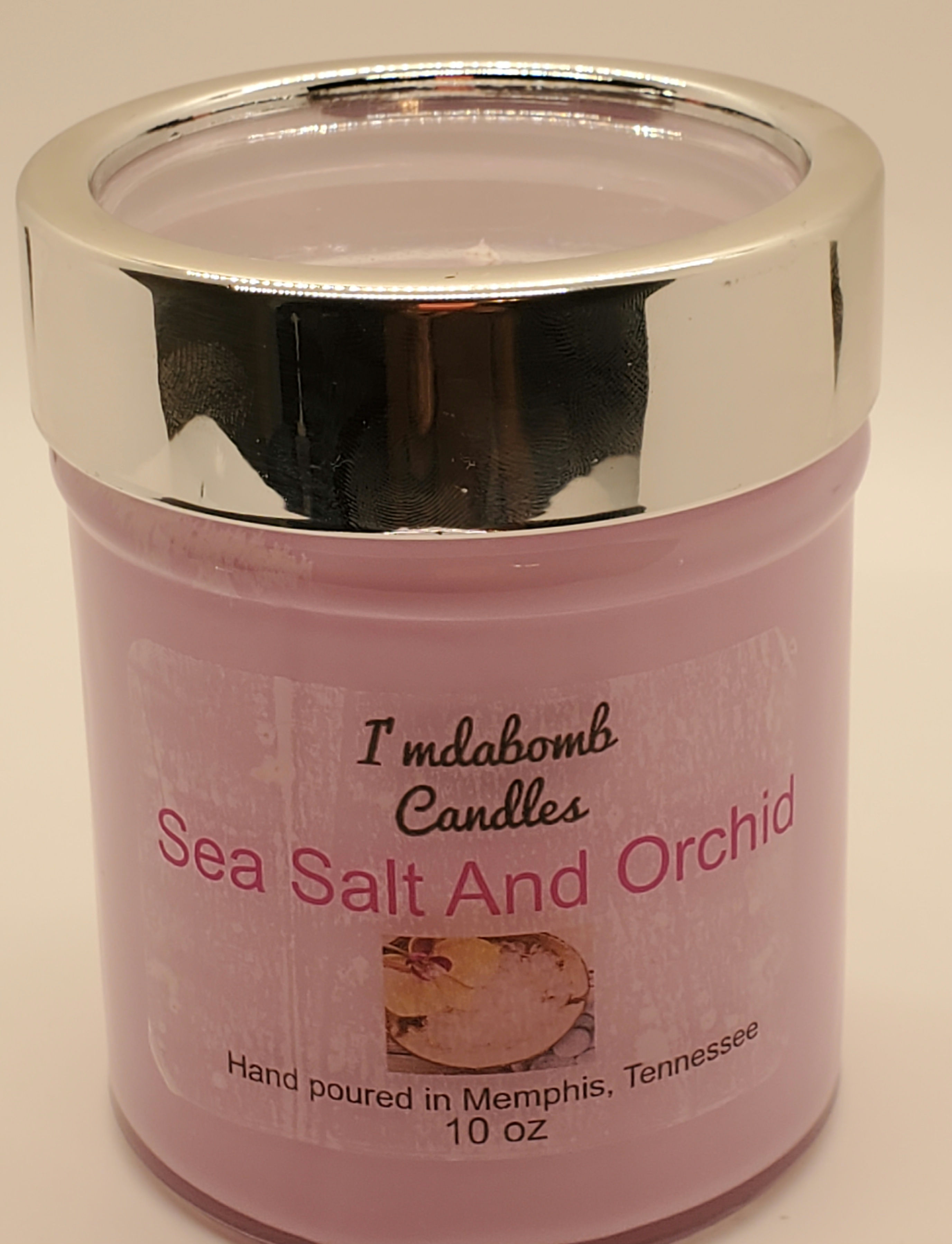 Sea Salt And Orchid 10 oz Soy Candle 