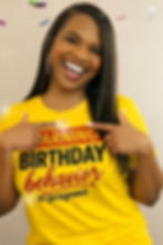 Thumbnail: Warning Birthday behavior in progress Tshirt 