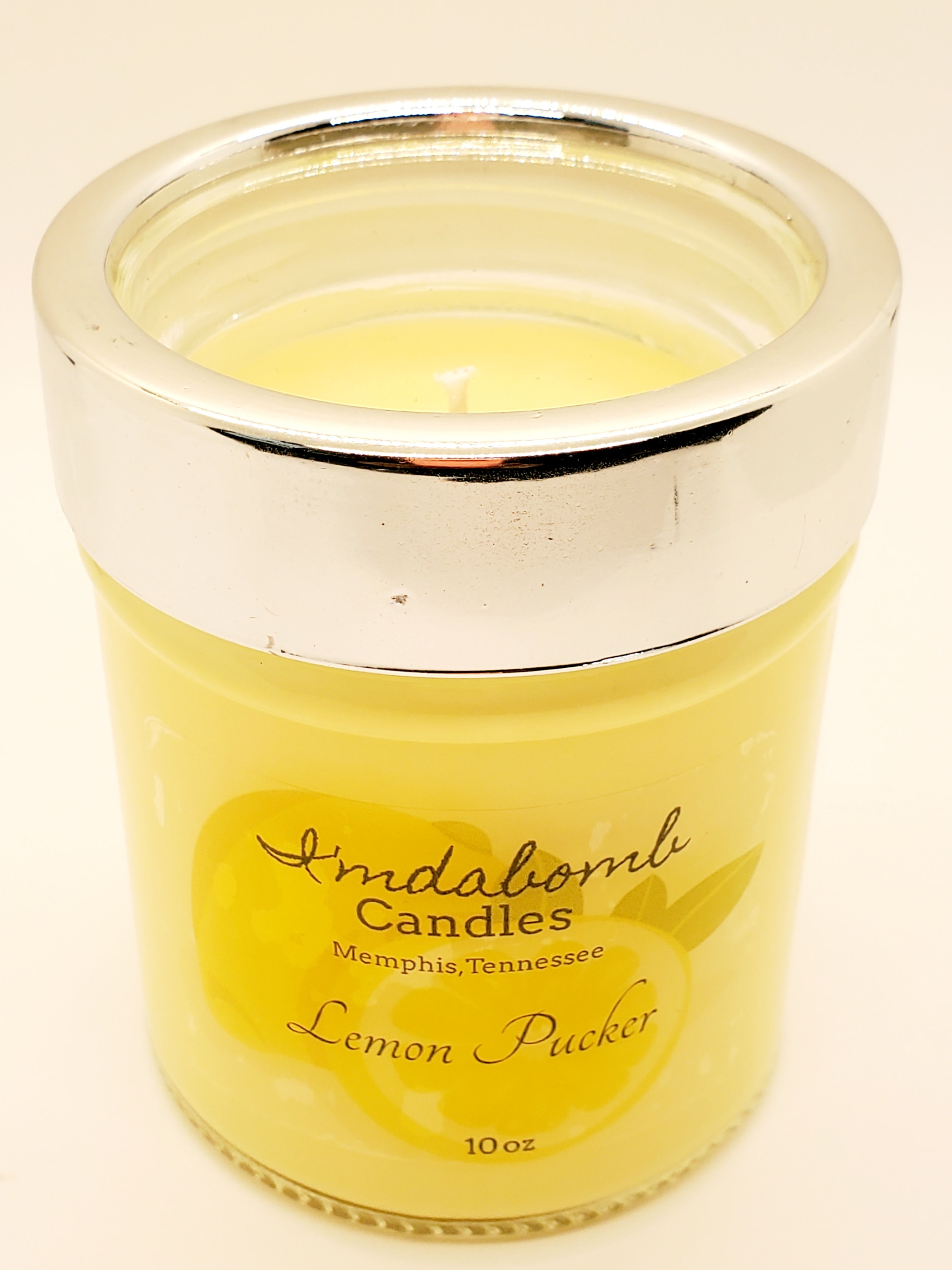 Lemon Pucker 10 oz Soy Candle 