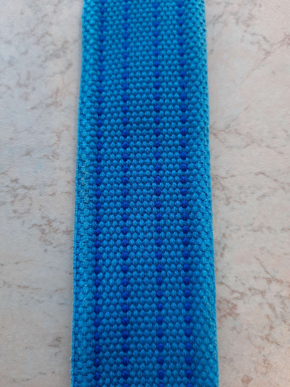 Miniatura: T9G197/40 mm col BL07 metri 40 - nastro cotone slavato con cuciture