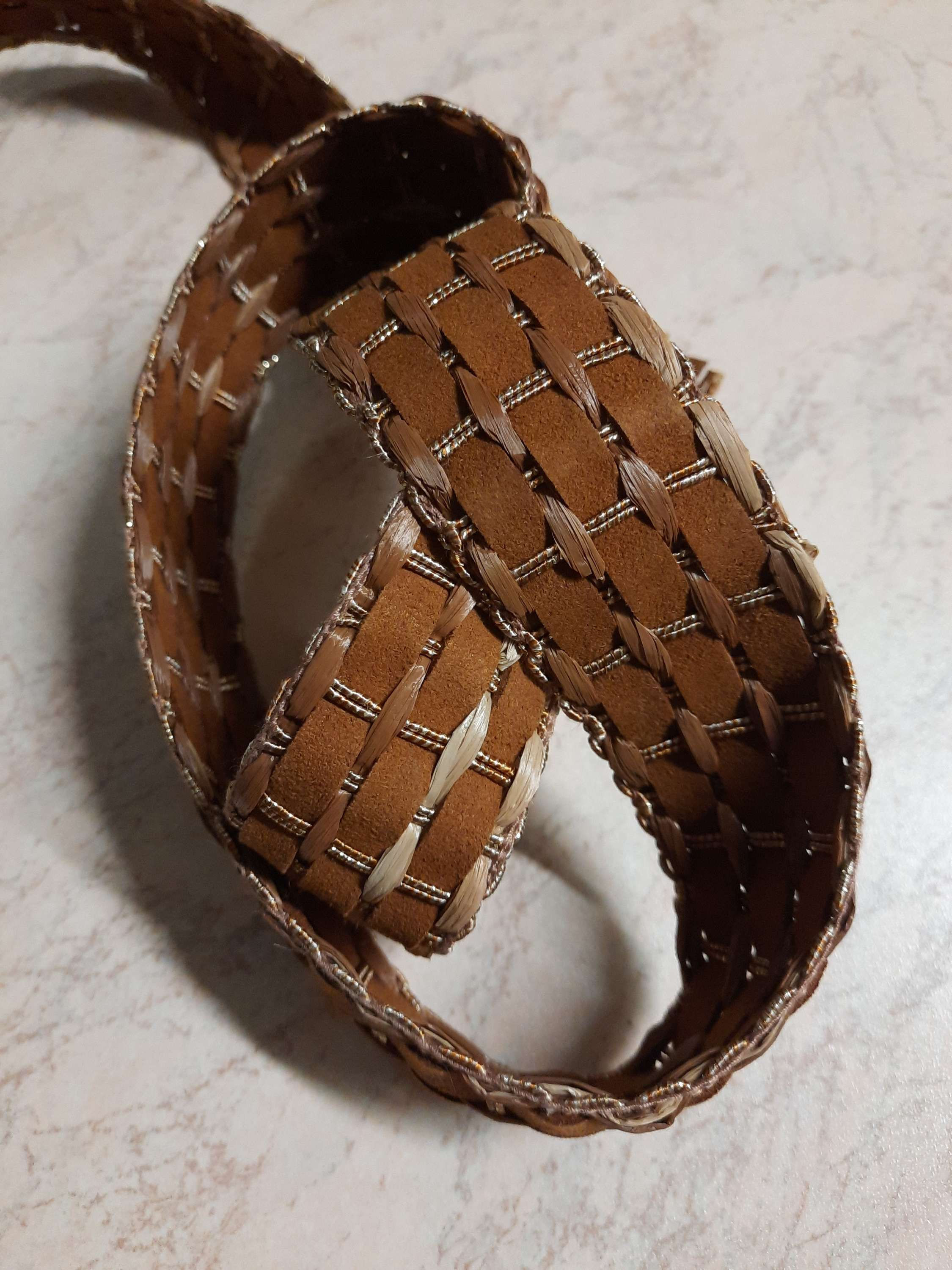 TRE960/40 mm col 42 metri 25 -treccia multicolor rigida