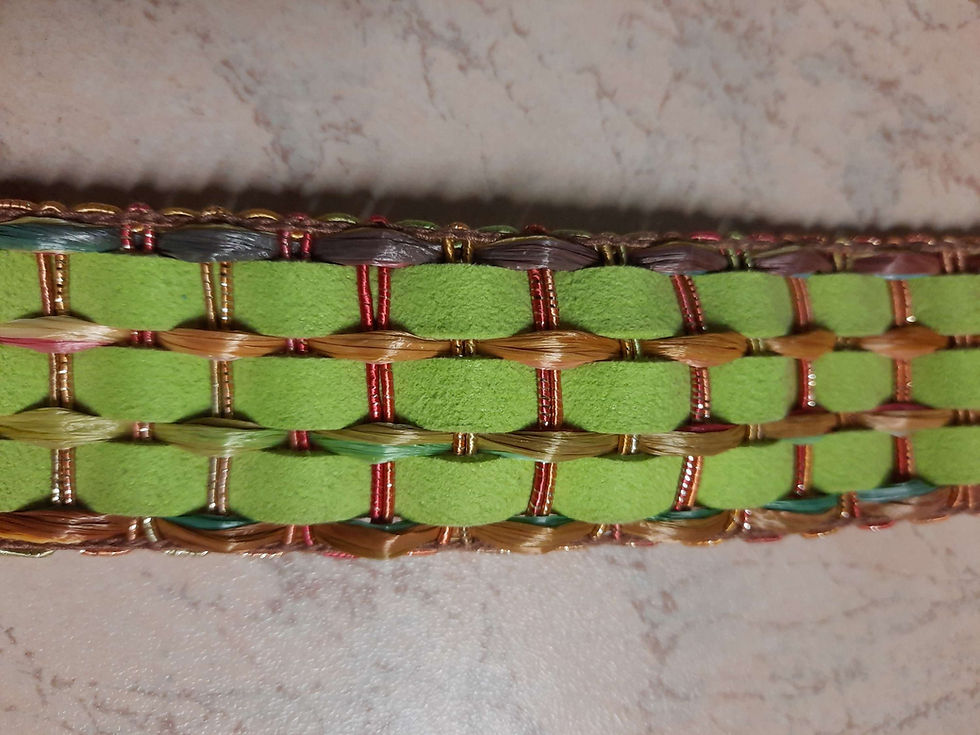 Thumbnail: TRE960/40 mm col 83 metri 25 -treccia multicolor rigida