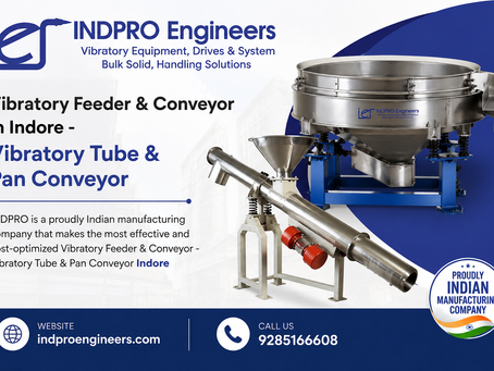Vibratory Feeder & Conveyor in Indore - Vibratory Tube & Pan Conveyor