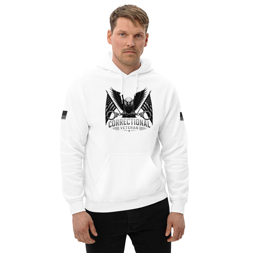 Thumbnail: Incognito Correctional Pro Veteran All American Unisex Hoodie