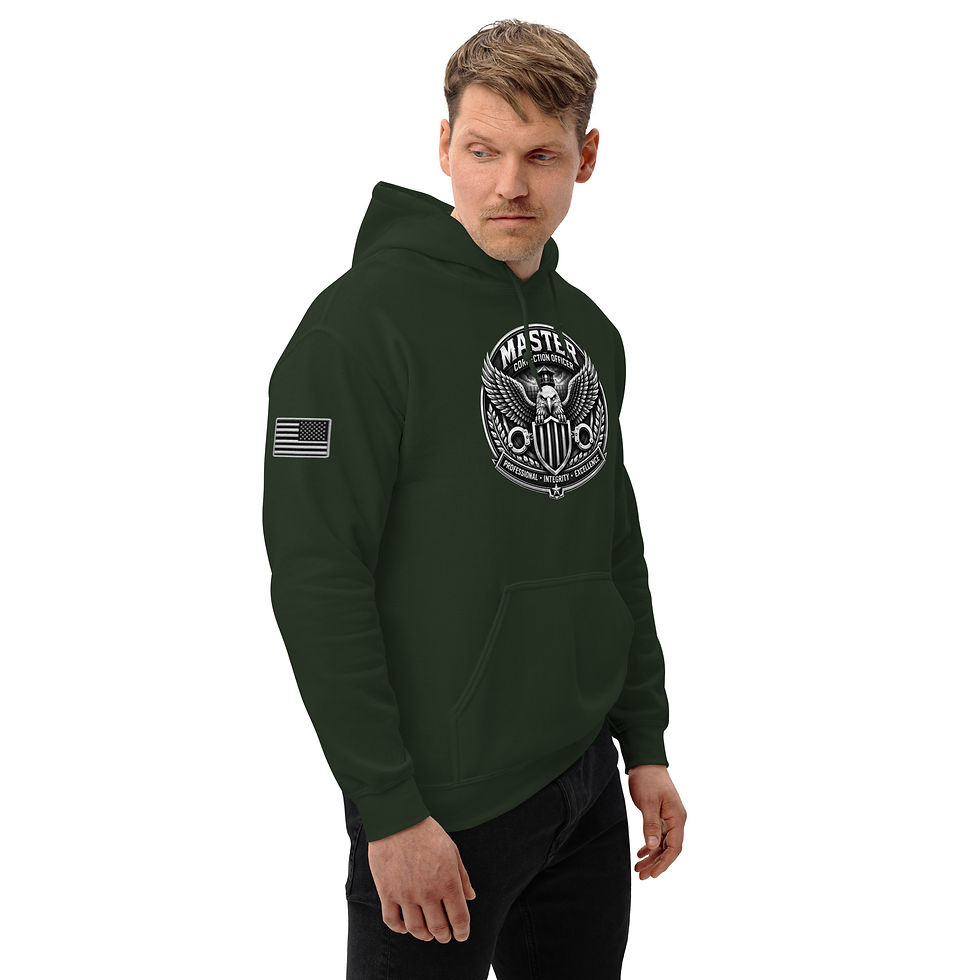 Thumbnail: Executive Master Correction Officer Patriot Unisex Hoodie