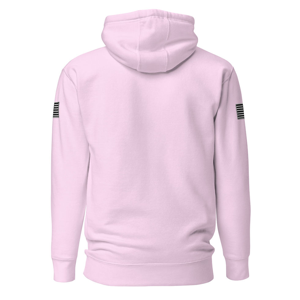 Thumbnail: Correctional Apparel FTU FTU White Incognito Logo Flag Unisex Hoodie