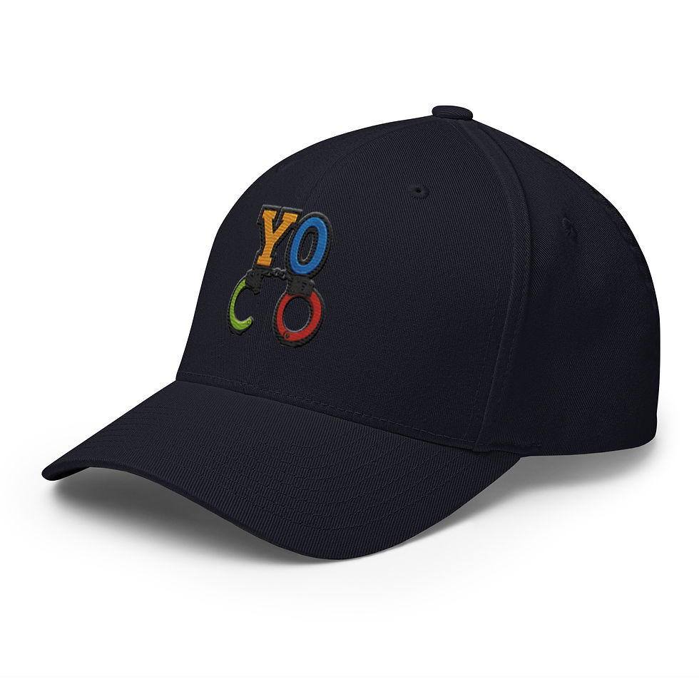 Thumbnail: YO C/O Color/Black Logo Embroidered Twill Cap