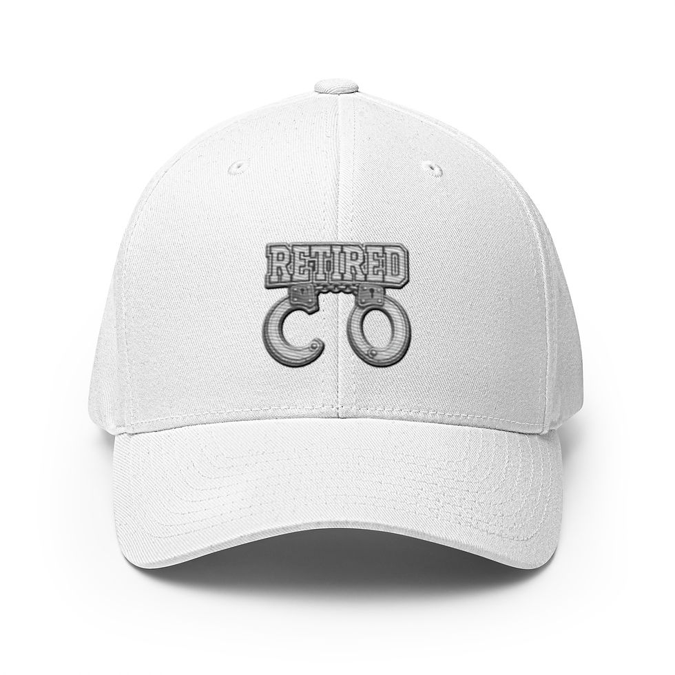 Thumbnail: YO C/O RETIRED C/O Shady White/Black Embroidered Logo Twill Cap