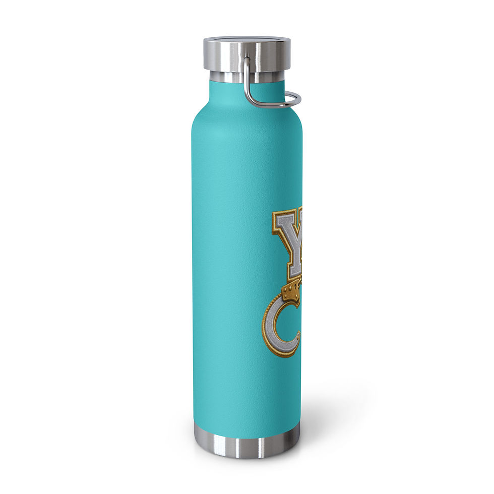 Thumbnail: YO C/O Silver/Gold logo Copper Vacuum Insulated Bottle