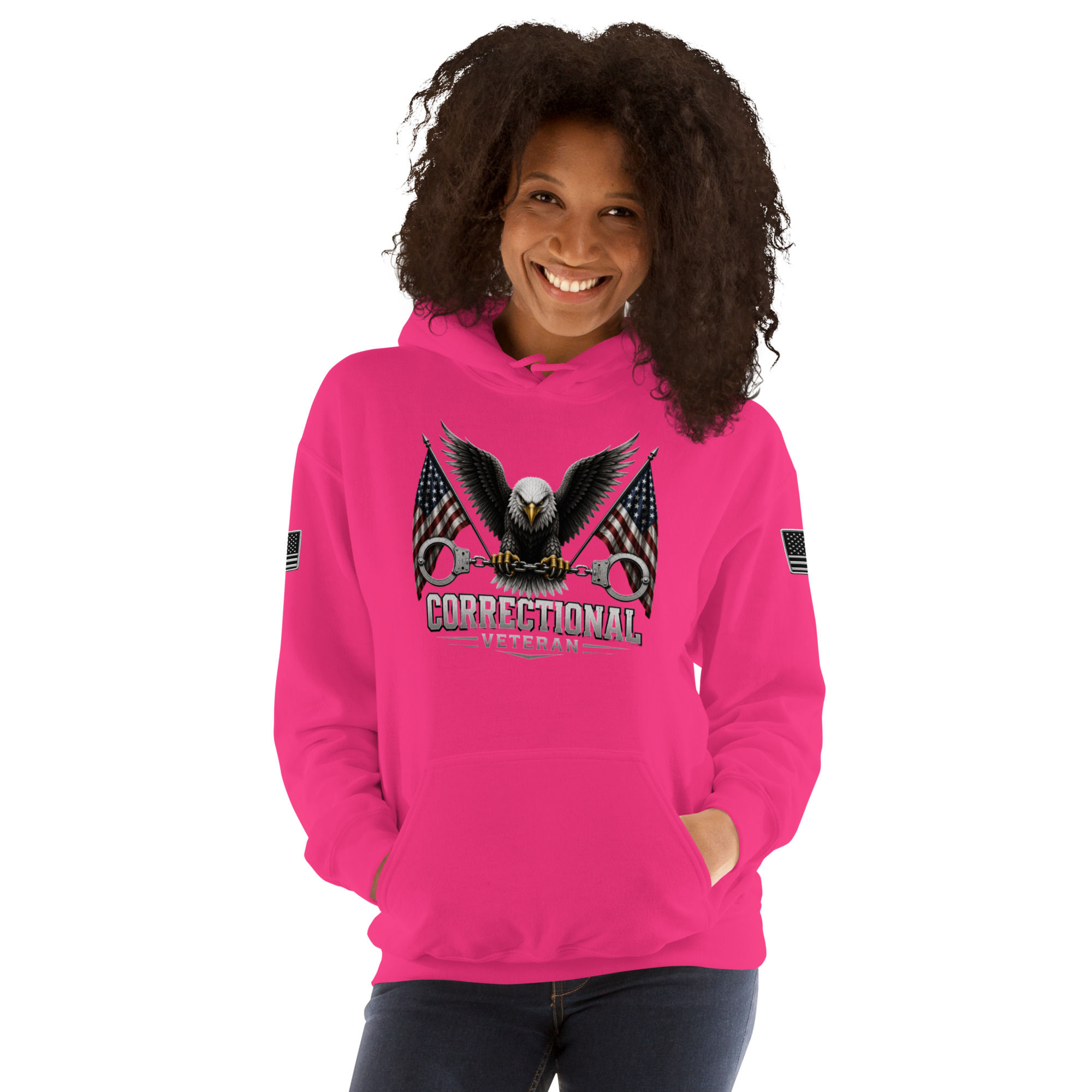 Executive Correctional Pro Veteran All American Unisex Hoodie