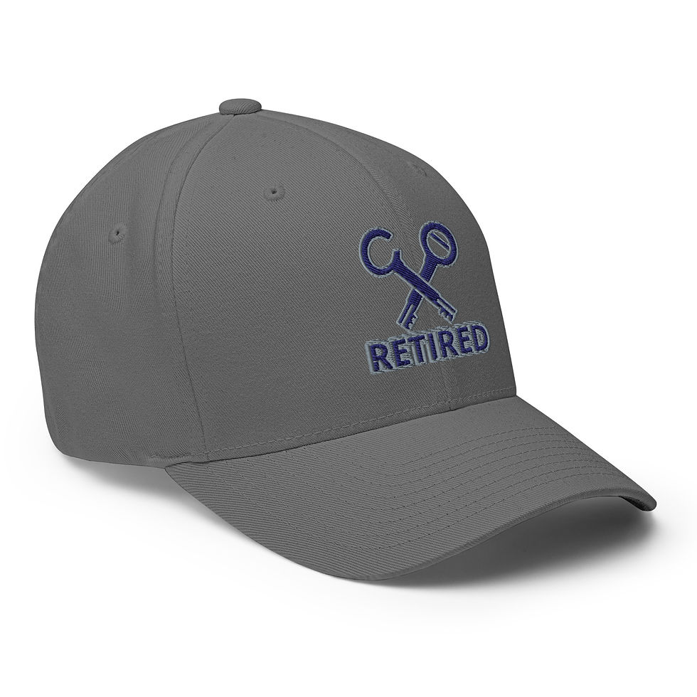 Thumbnail: C/O Retired Off duty cap Navy/Silver