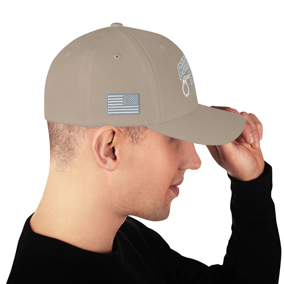 Thumbnail: Correctional Pro Code Grey USA Embroidered Twill Cap