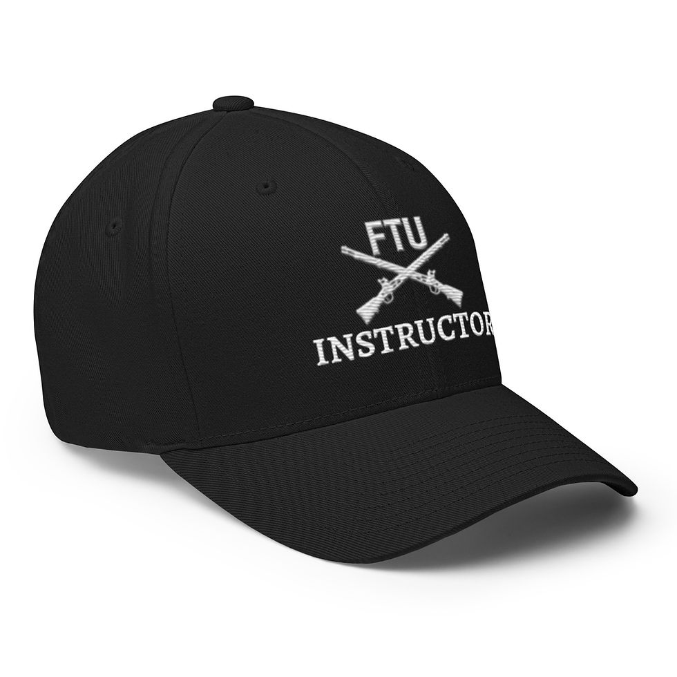 Thumbnail: Correctional Apparel FTU Logo Instructor White Embroidered Twill Cap