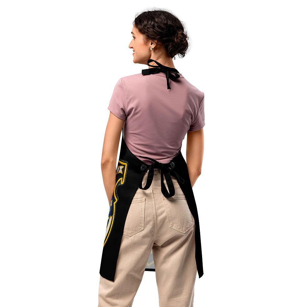 Thumbnail: PERSONALIZED CT DOC  RETIRED Black Master Apron
