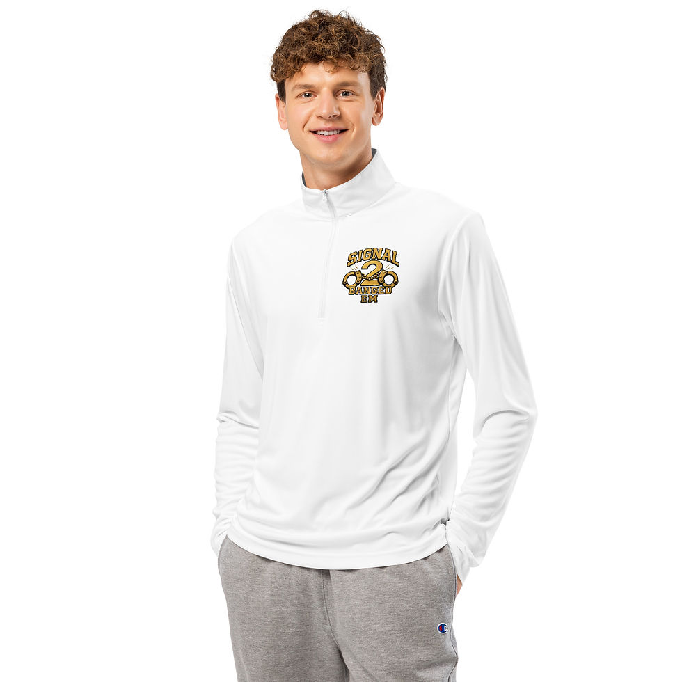 Thumbnail: Signal 2 Banged em Parole quarter-zip pullover