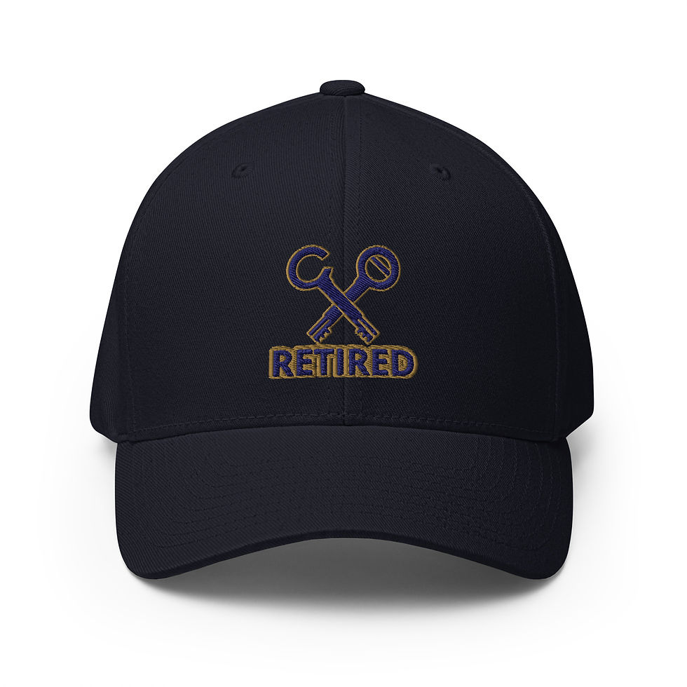 Thumbnail: C/O Retired Off duty cap Navy/Old Gold