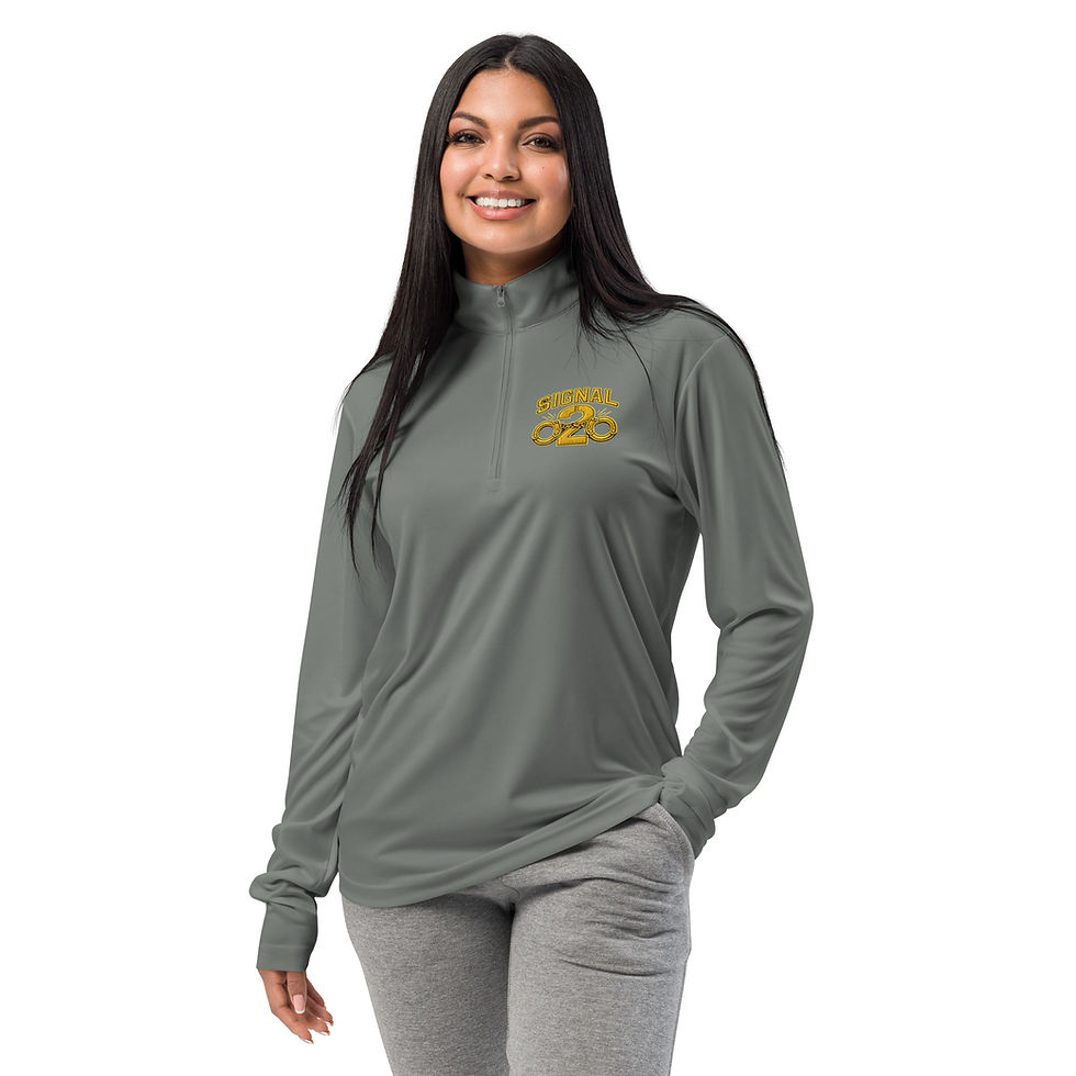 Thumbnail: Correctional Apparel Signal 2 Gold quarter-zip pullover