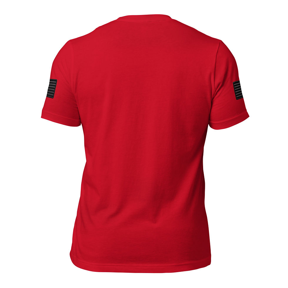 Thumbnail: YO C/O Stealth logo Flag Unisex t-shirt