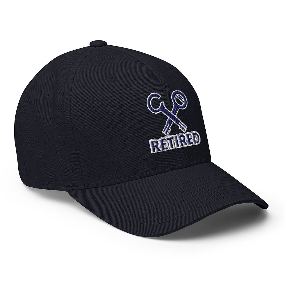Thumbnail: C/O Retired Off duty cap Navy/White