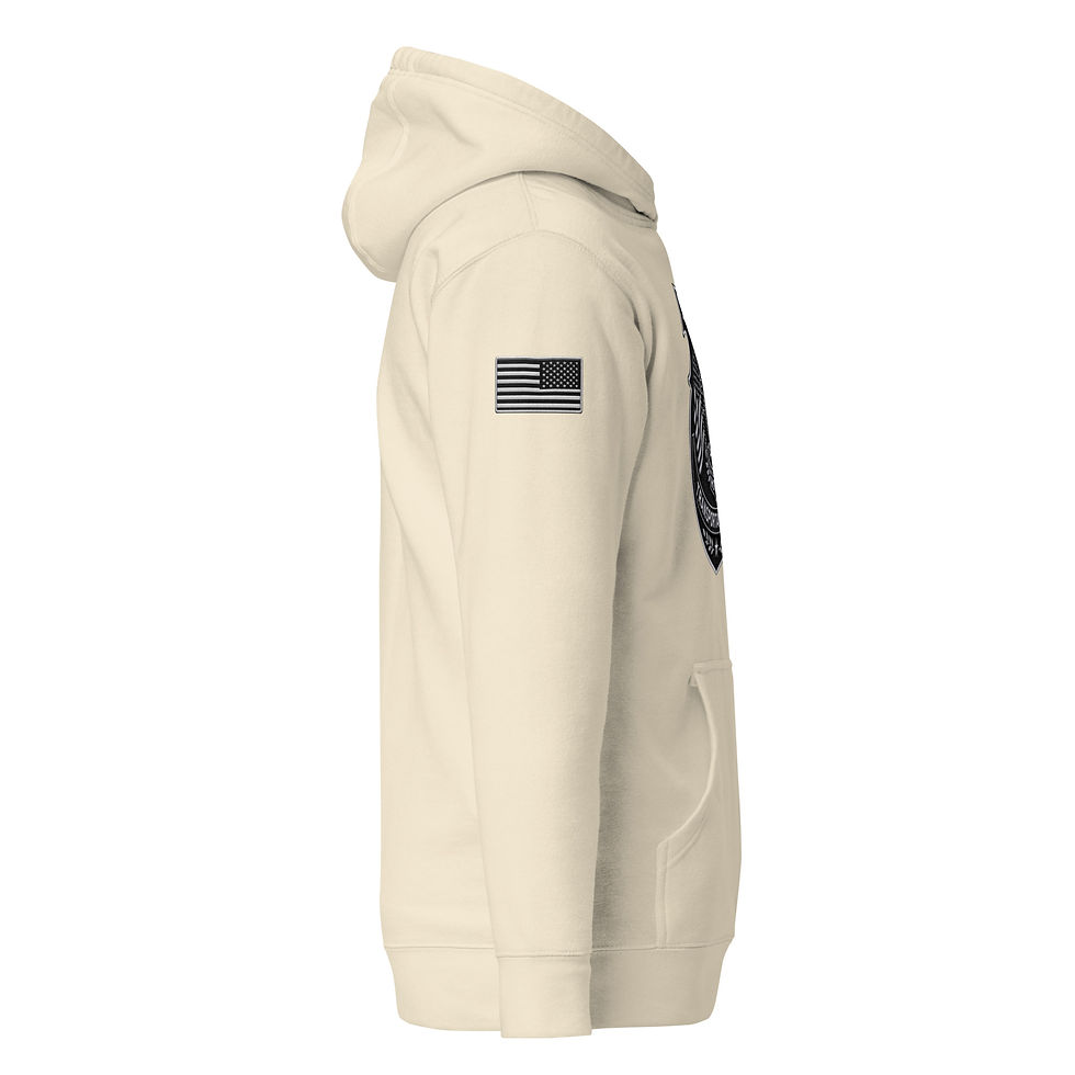 Thumbnail: Correctional Apparel CTU Incognito logo Flag Unisex Hoodie