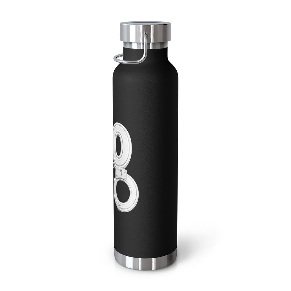 Thumbnail: YO C/O White logo Copper Vacuum Insulated Bottle