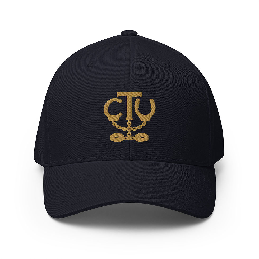 Thumbnail: Correctional Apparel CTU Old Gold logo Embroidered Twill Cap