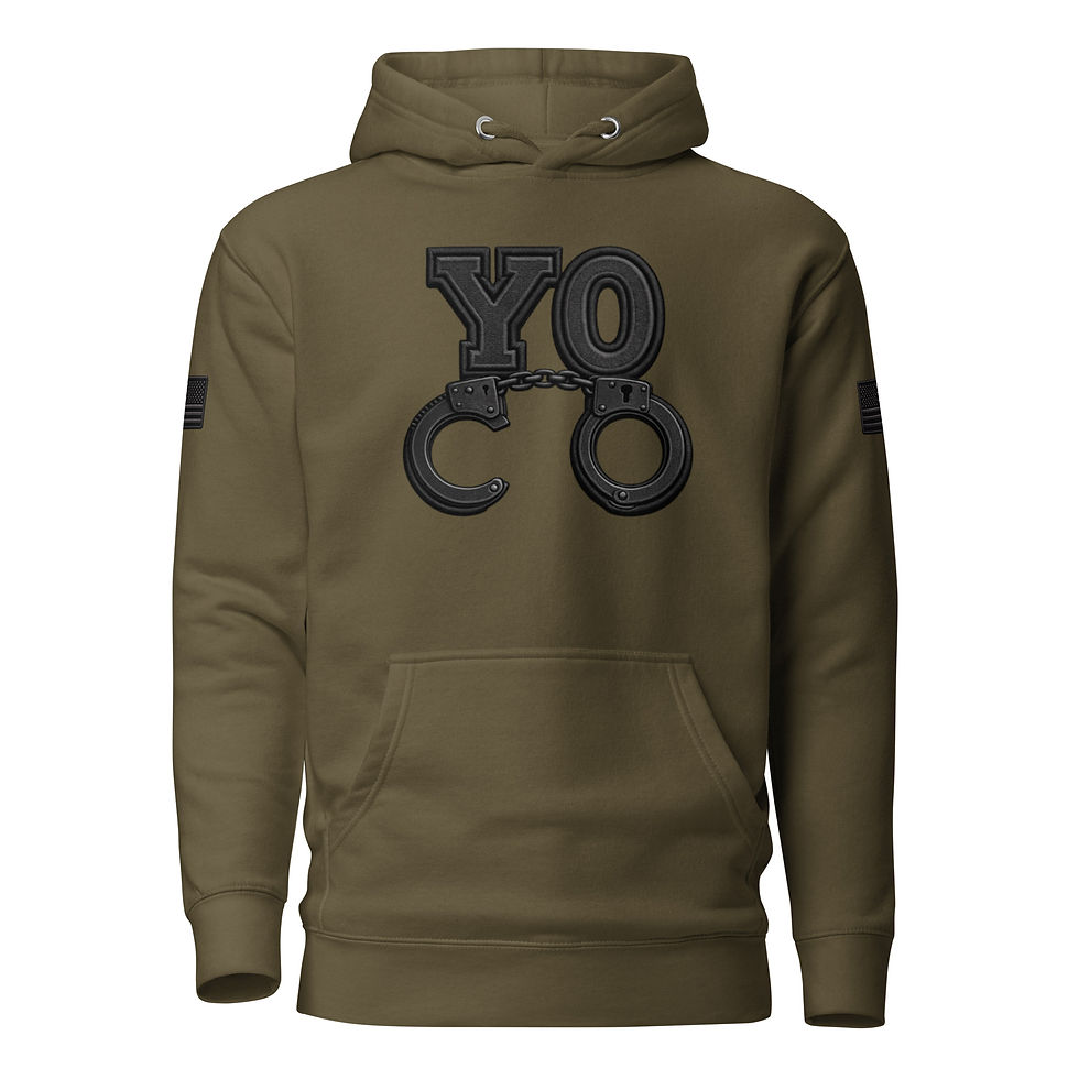 Thumbnail: YO C/O Stealth logo Flag Unisex Hoodie