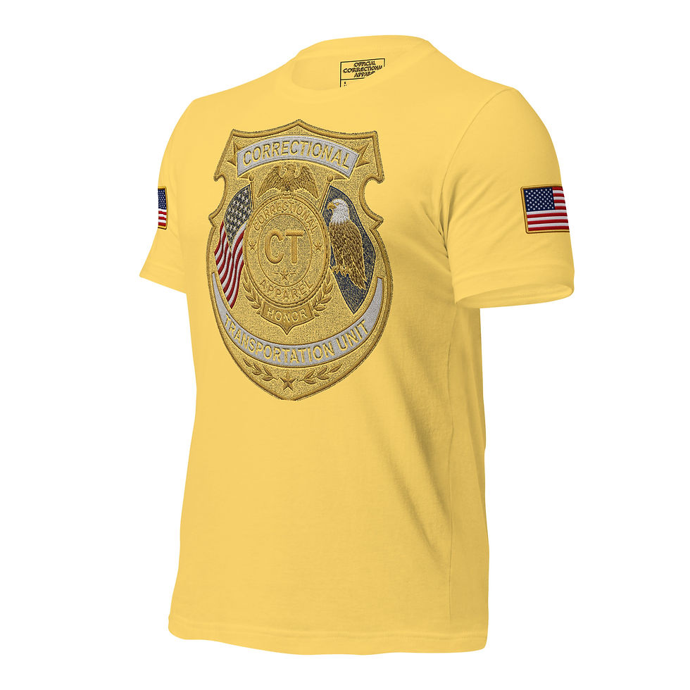 Thumbnail: Correctional Apparel CTU CTU Clear logo Flag Unisex T-Shirt