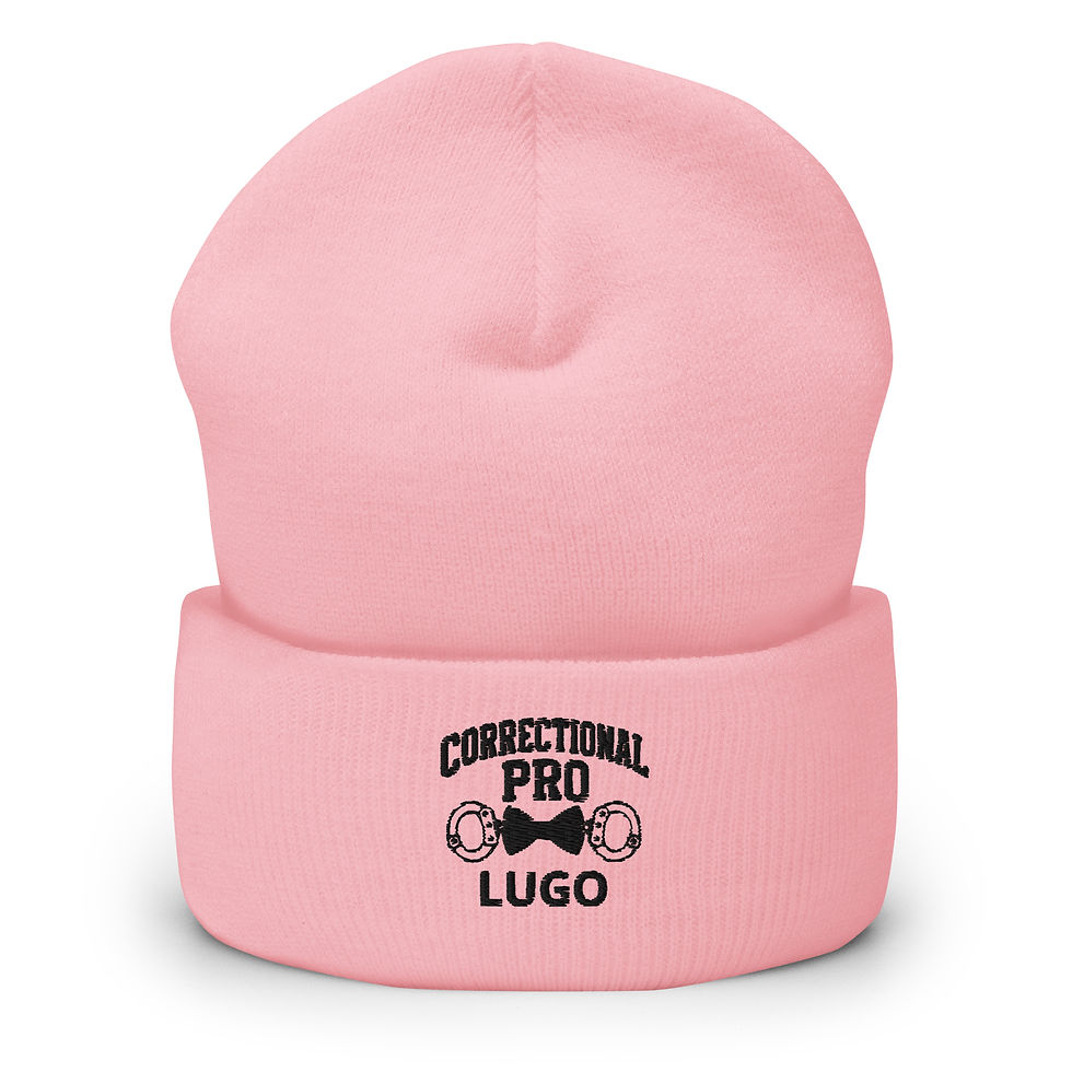 Thumbnail: Personalized Stealth Correctional Pro Cuffed Beanie