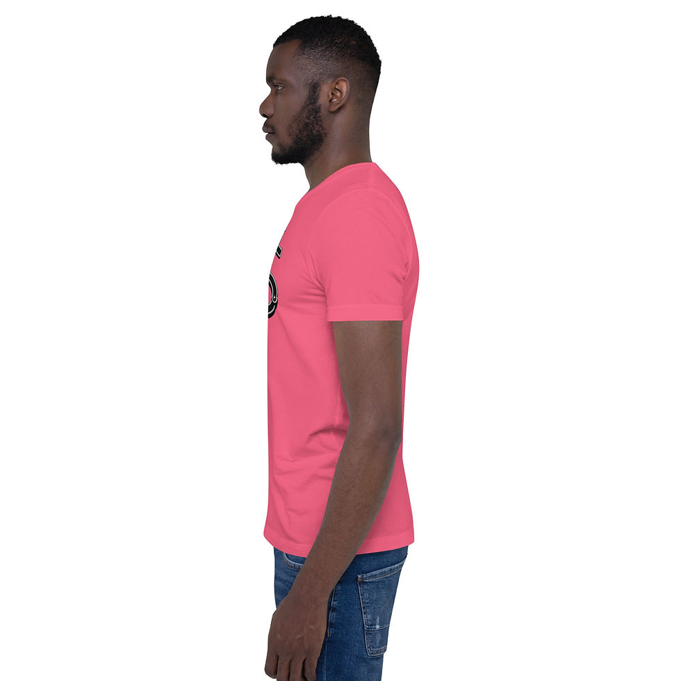 Thumbnail: Signal 2 Unisex T-Shirt – Black/White (Logo · DTF)