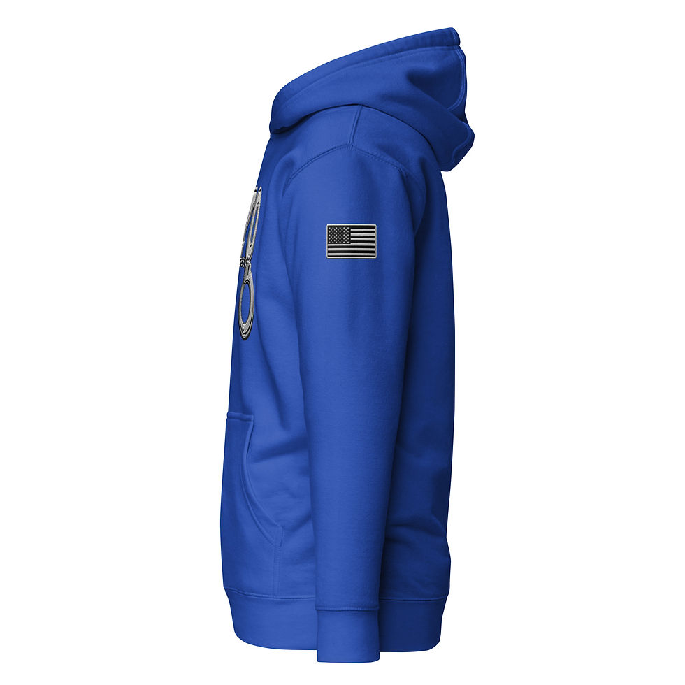 Thumbnail: YO C/O Silver logo Flag Unisex Hoodie