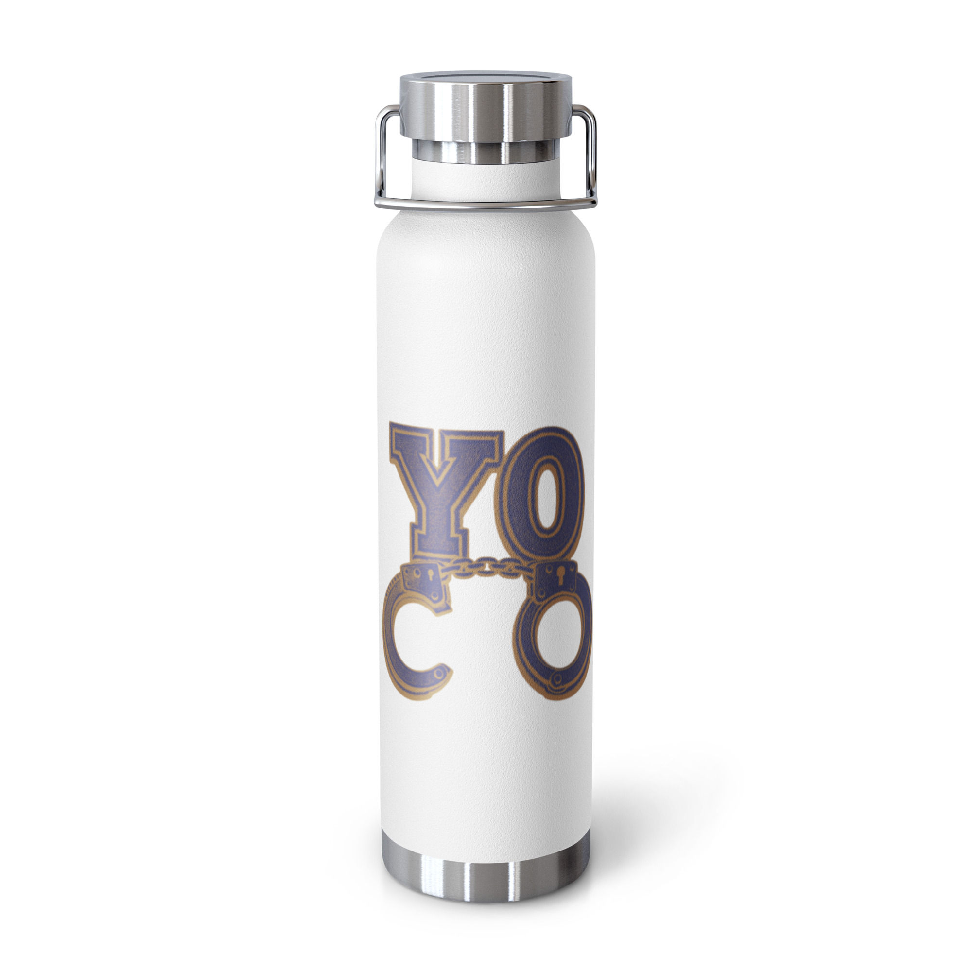 YO C/O Old Navy/Gold logo Copper Vacuum Insulated Bottle