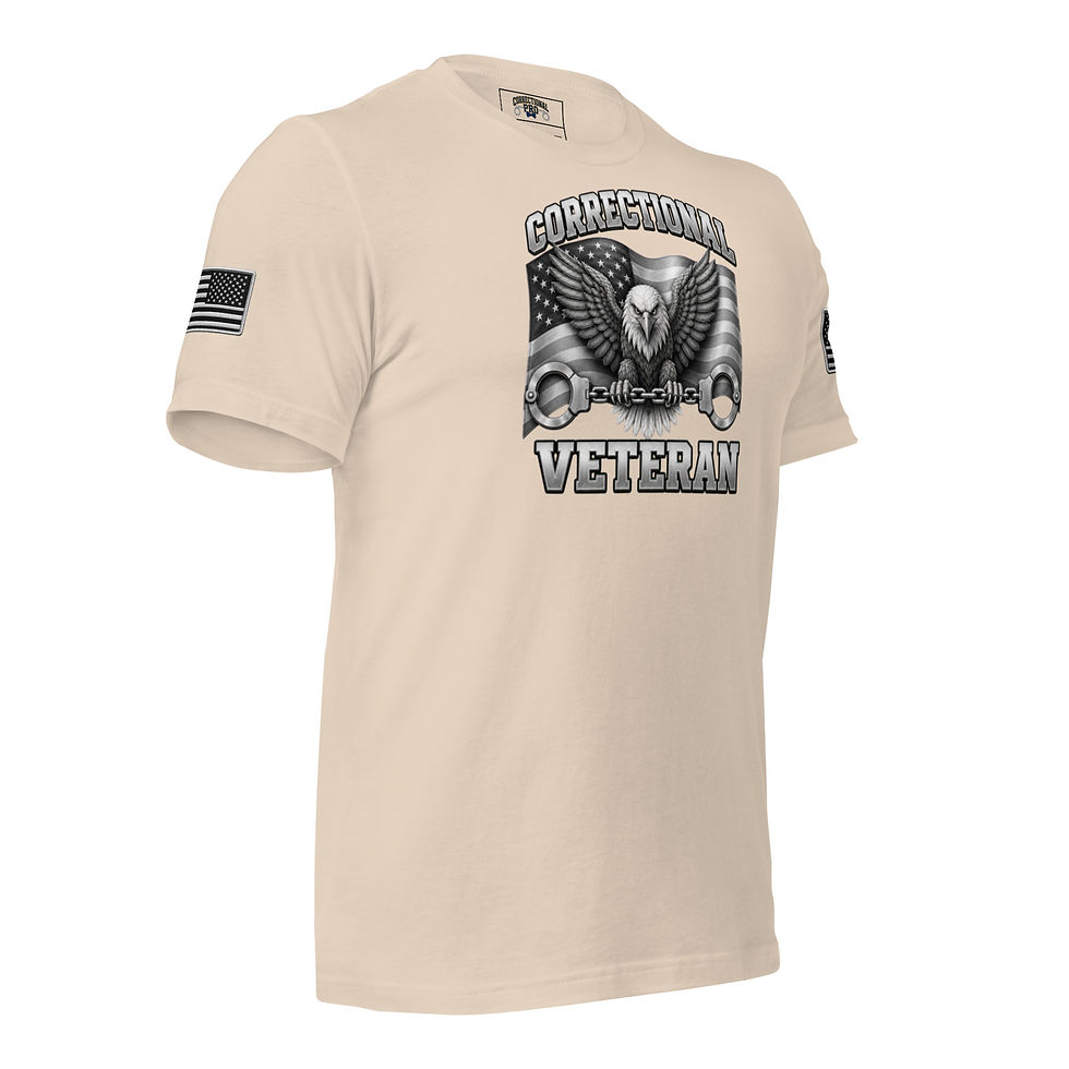 Thumbnail: Correctional Pro Veteran Smoke Unisex t-shirt