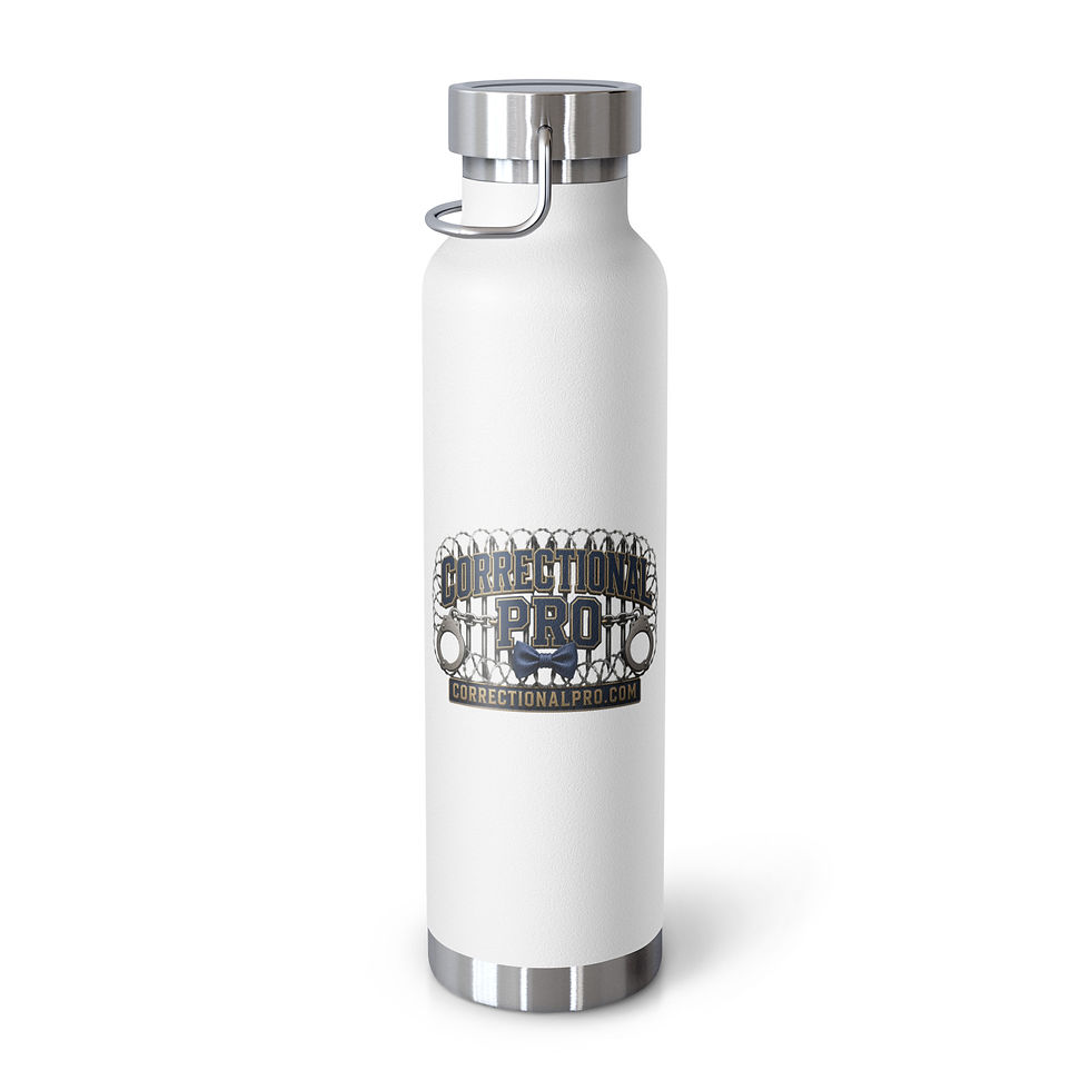 Thumbnail: Correctional Pro Logo Navy/Gold Pro Bottle
