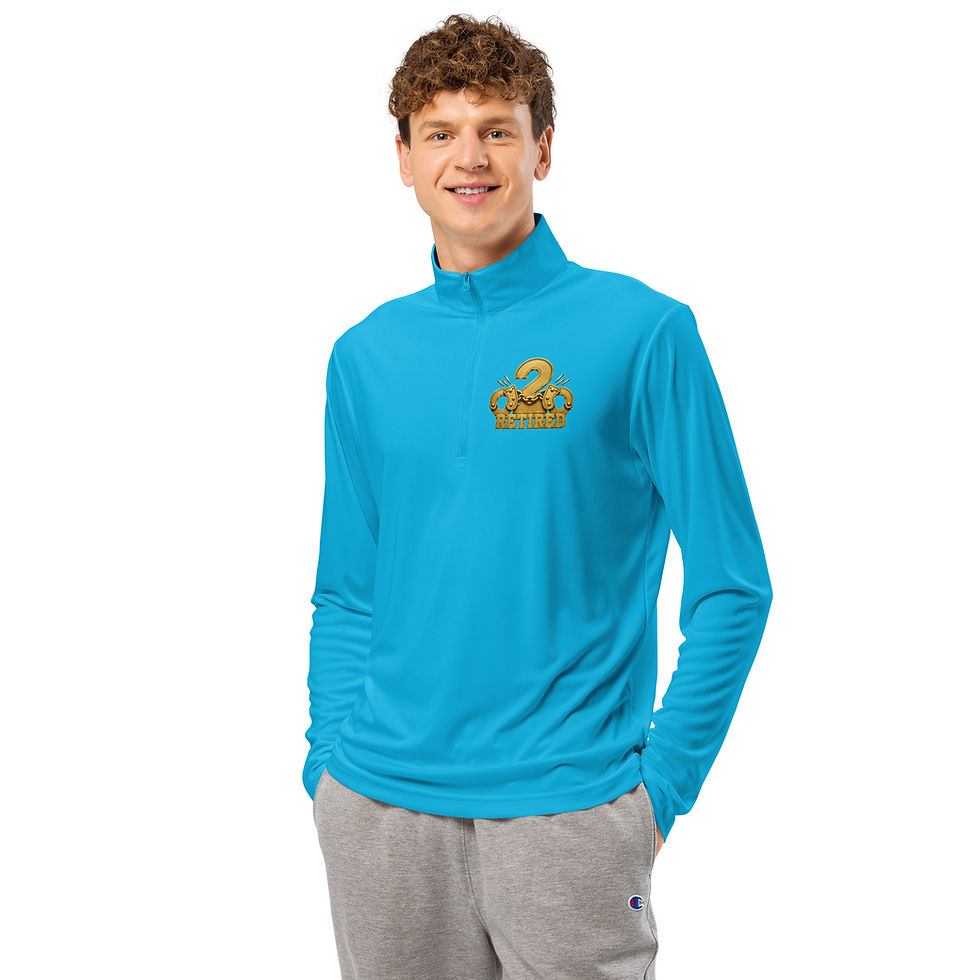 Thumbnail: Correctional Apparel Signal 2 Retired Pure Gold quarter-zip pullover