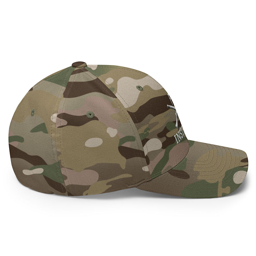 Thumbnail: Correctional Apparel FTU Logo Instructor Silver Embroidered Twill Cap
