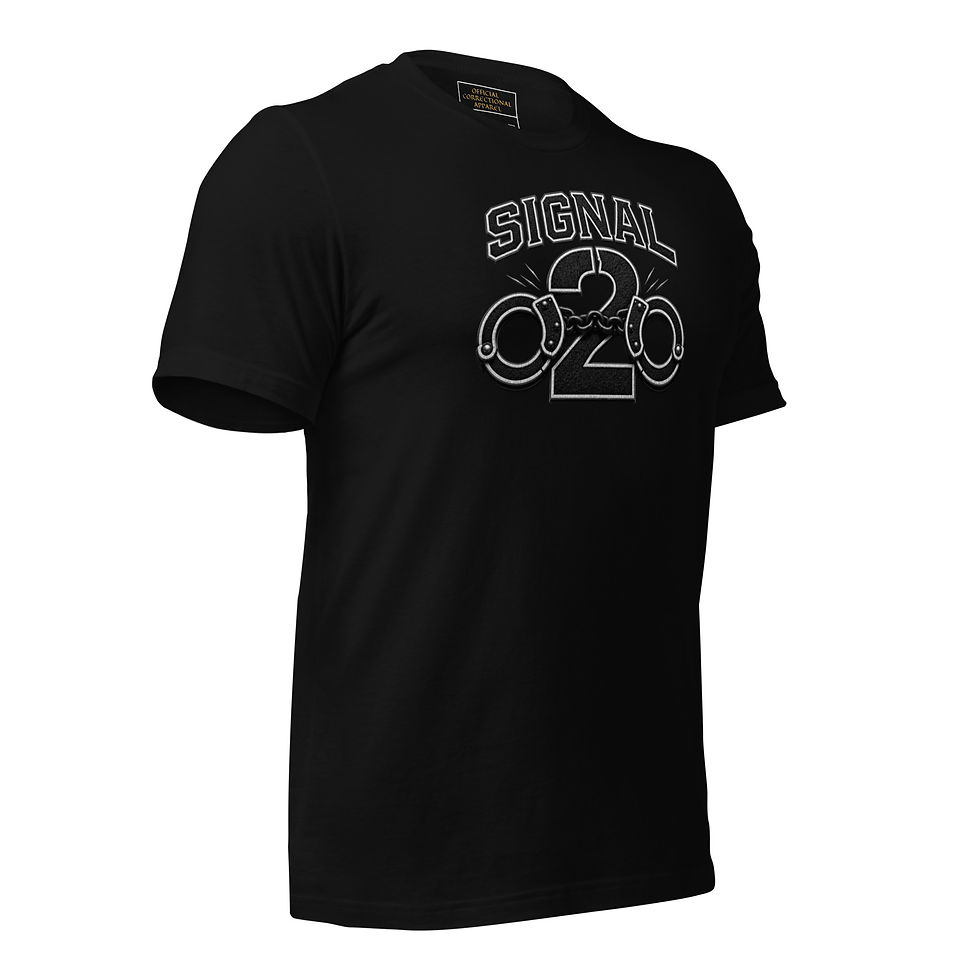 Thumbnail: Signal 2 Unisex T-Shirt – Black/White (Logo)