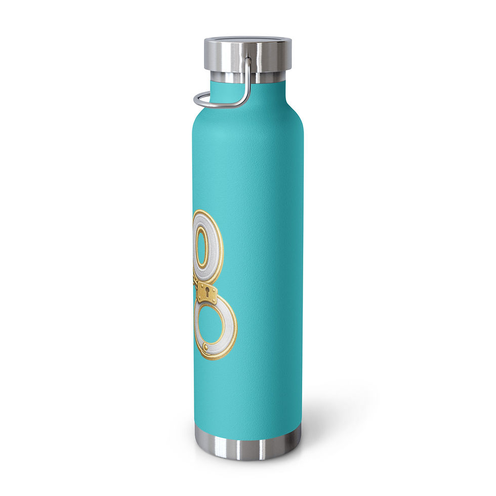 Thumbnail: YO C/O Silver/Gold logo Copper Vacuum Insulated Bottle