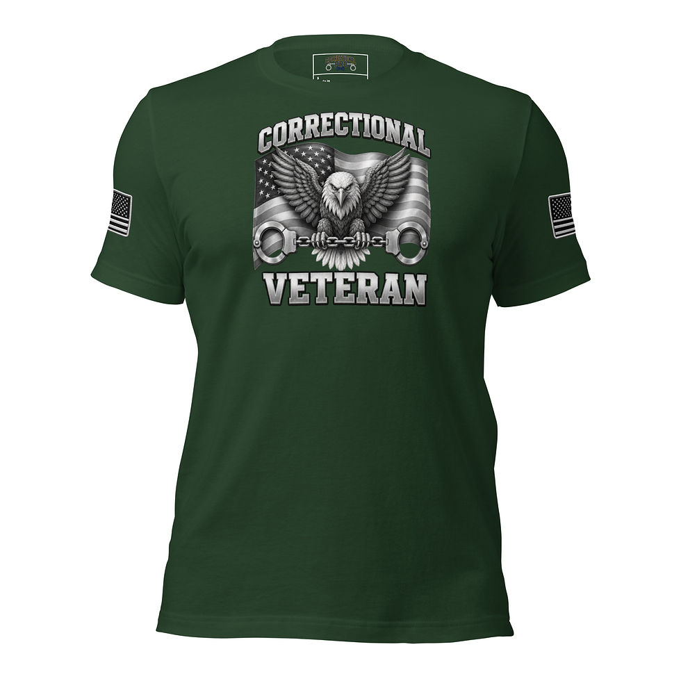 Thumbnail: Correctional Pro Veteran Smoke Unisex t-shirt