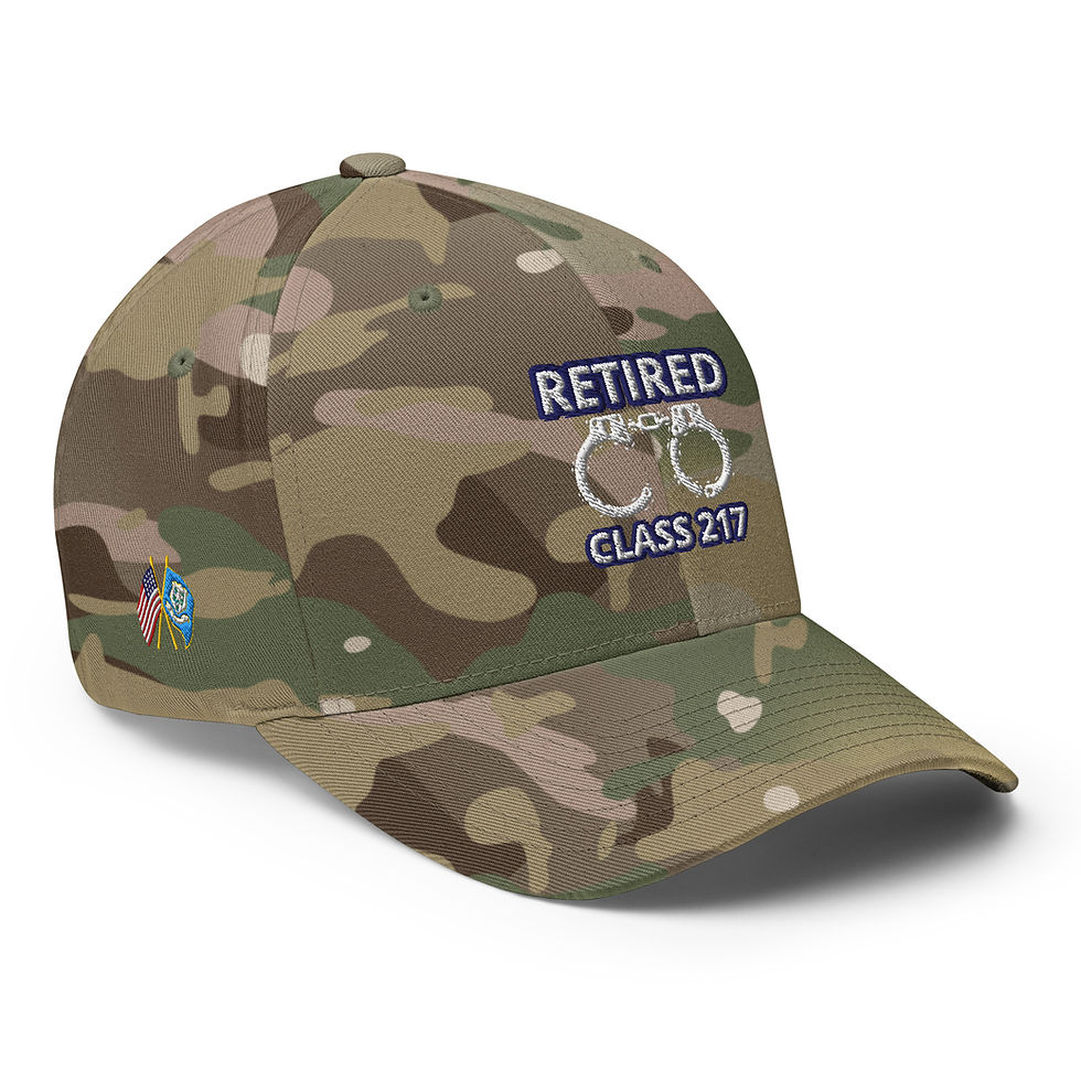 Thumbnail: CT DOC Retired Personalized Class White/Navy Cap