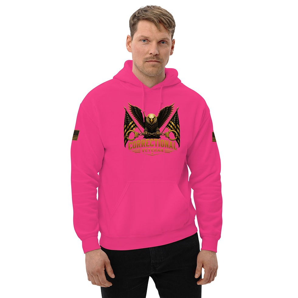 Thumbnail: Legacy Correctional Pro Veteran All American Unisex Hoodie