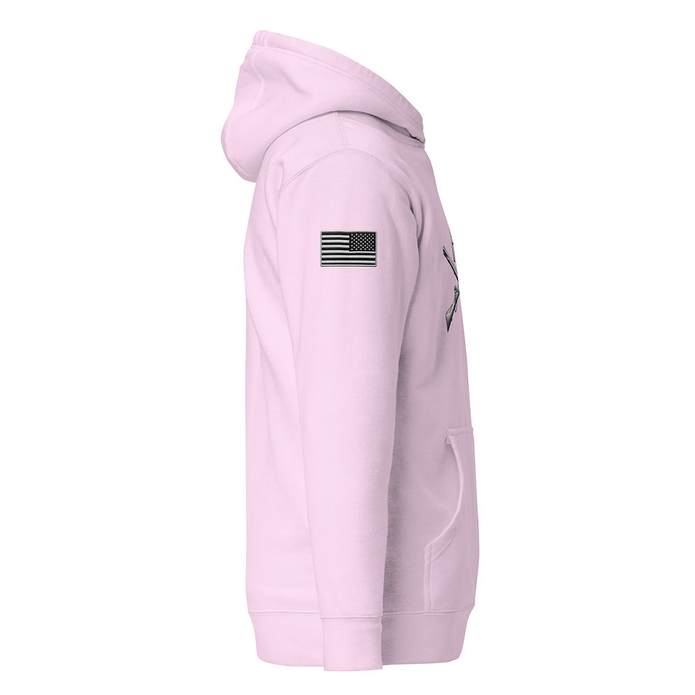 Thumbnail: Correctional Apparel FTU FTU Silver Incognito Logo Flag Unisex Hoodie