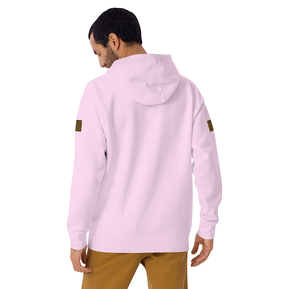 Thumbnail: Signal 2 Unisex Hoodie – Royal Gold (Flag + Logo)