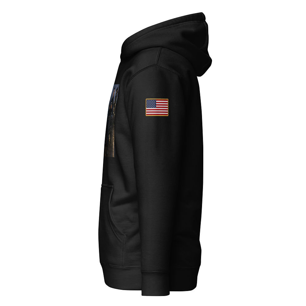 Thumbnail: YO C/O Perimeter Officer Male Premium Hoodie – Design 3