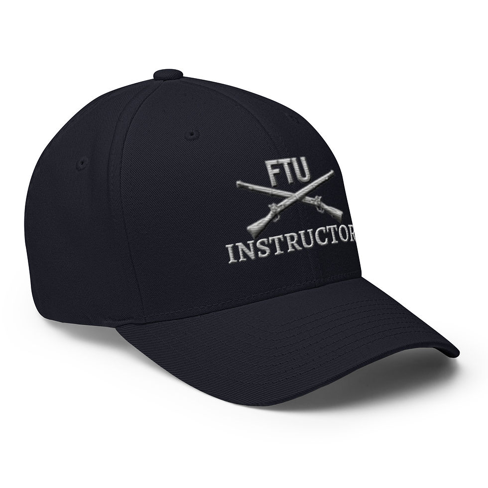 Thumbnail: Correctional Apparel FTU Logo Instructor Silver Embroidered Twill Cap