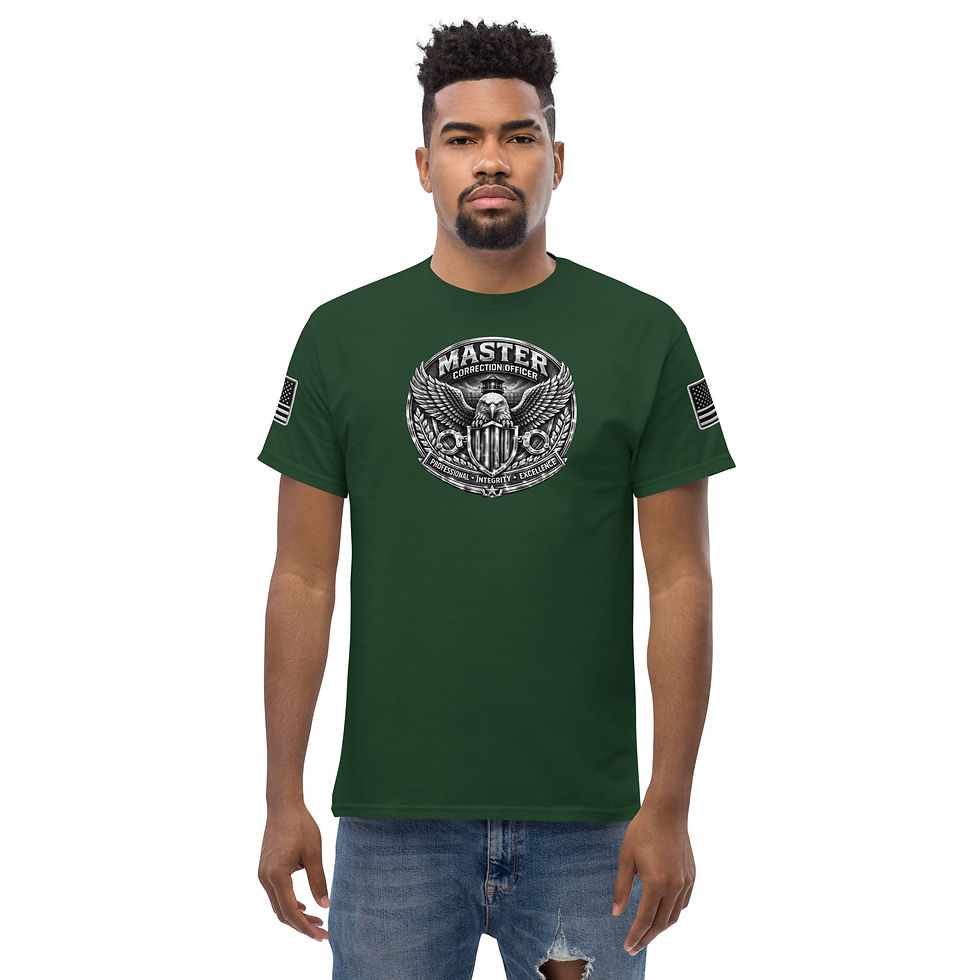 Thumbnail: Master Correction Officer Chrome Patriot Unisex classic tee