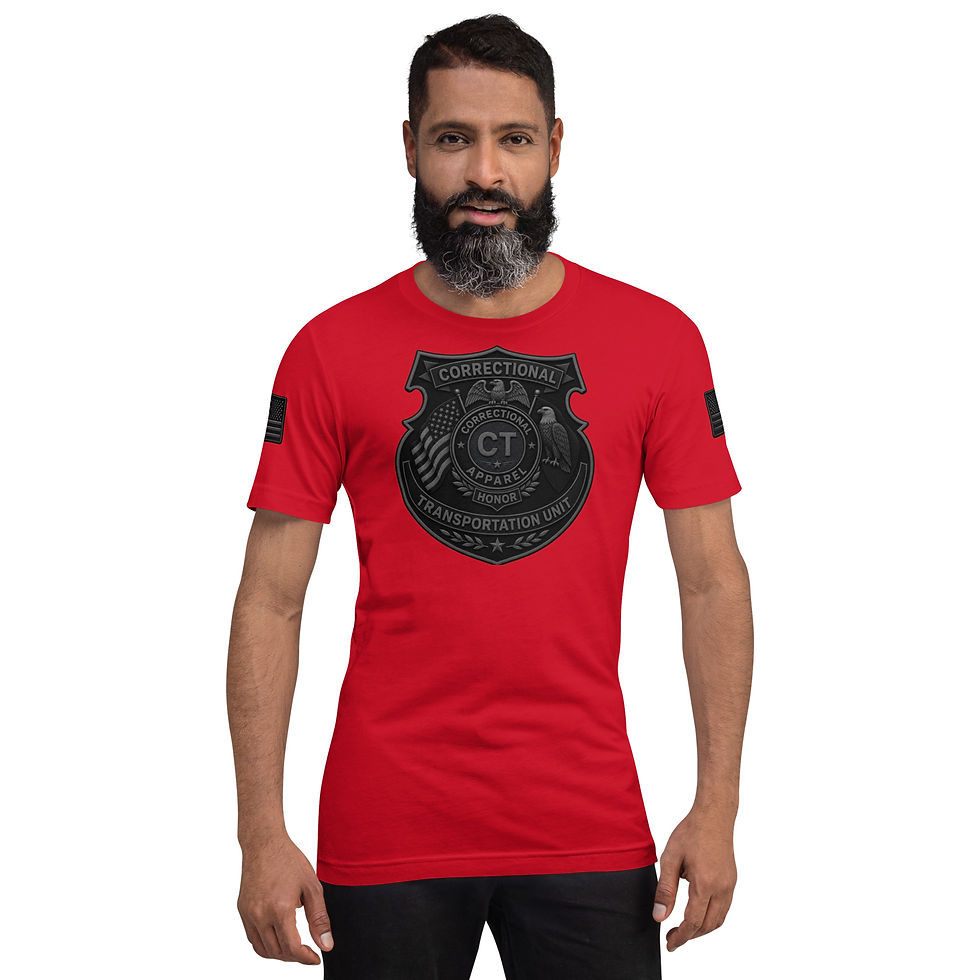 Thumbnail: Correctional Apparel CTU CTU Stealth logo Flag Unisex T-Shirt